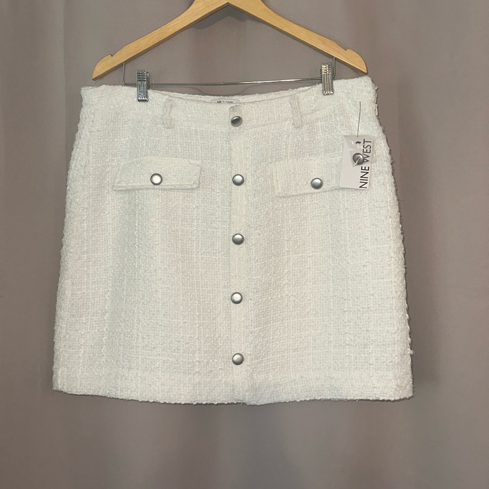 NWT Nine West tweed skirt